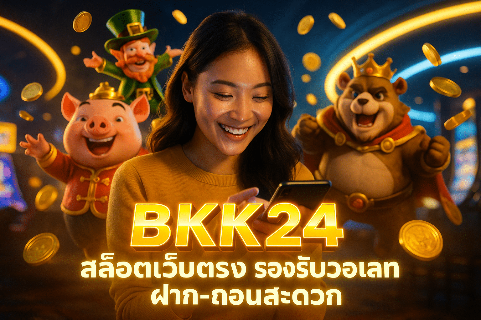 BKK24 สล็อตเว็บตรง รองรับวอเลท ฝาก-ถอนสะดวก