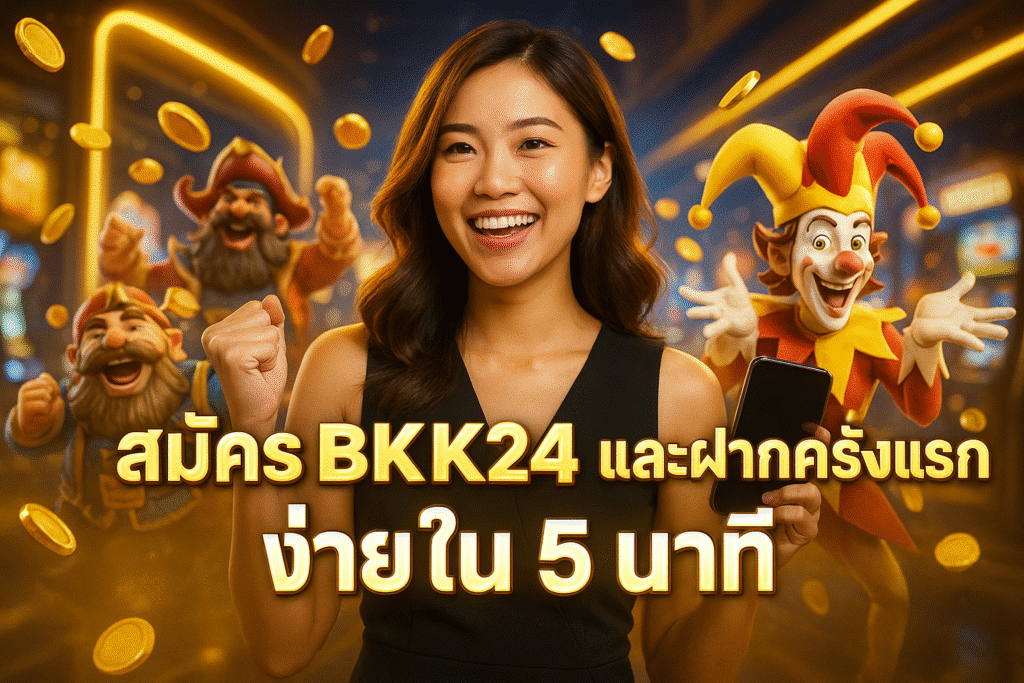สมัคร BKK24 และฝากครั้งแรก ง่ายใน 5 นาที