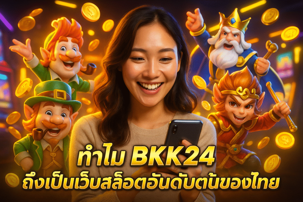 ทำไม BKK24 ถึงเป็นเว็บสล็อตอันดับต้นของไทย