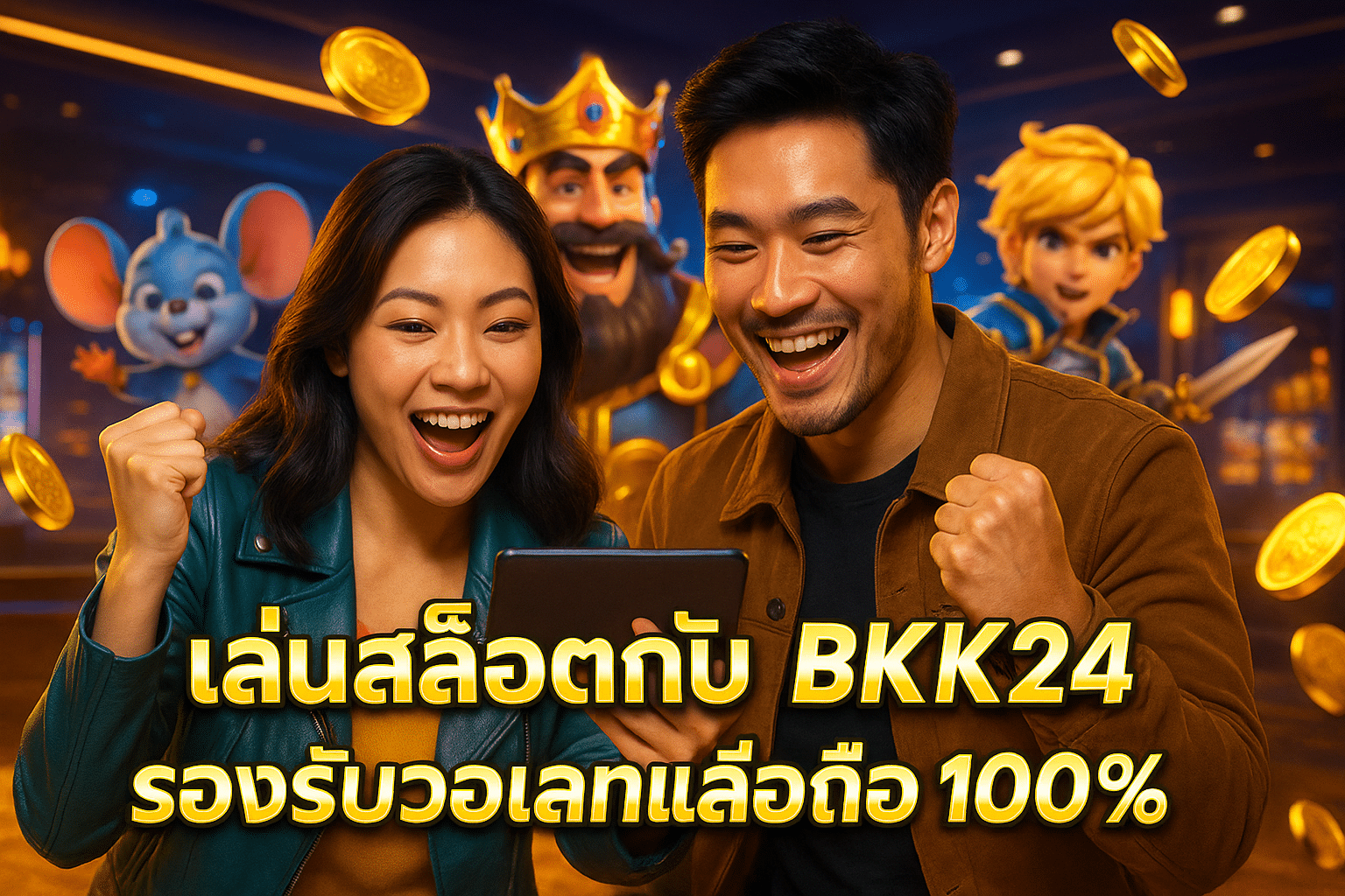เล่นสล็อตกับ BKK24 รองรับวอเลทและมือถือ 100%