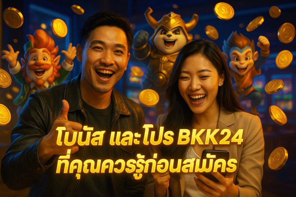 โบนัส และ โปร BKK24 ที่คุณควรรู้ก่อนสมัคร